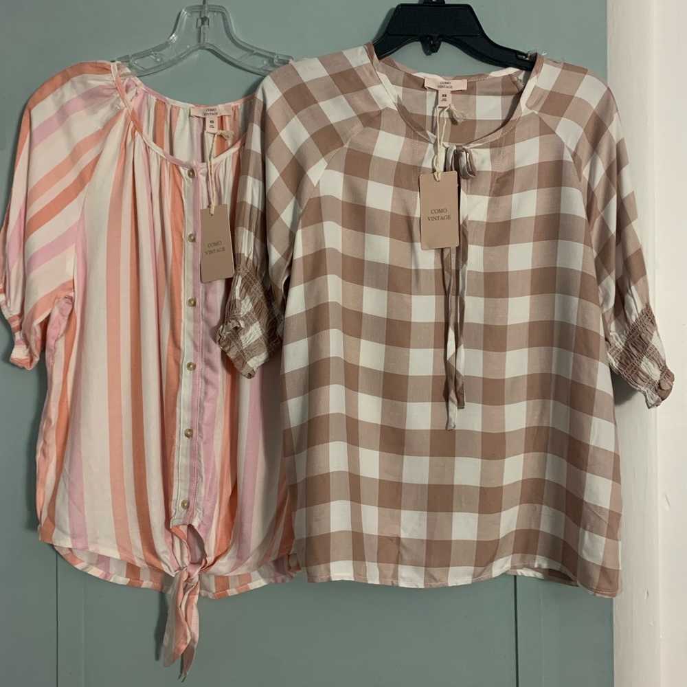 NWT Como Vintage Blouse Set XS